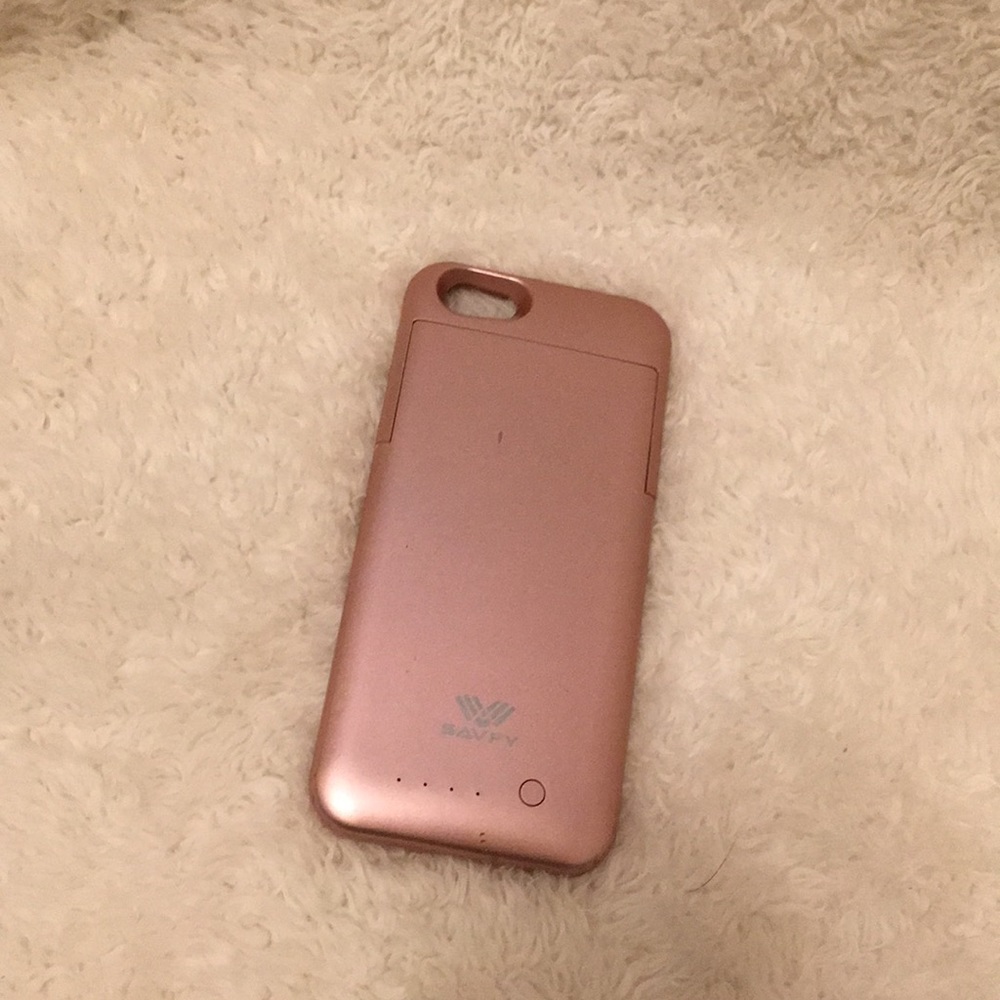 Rose gold charger case